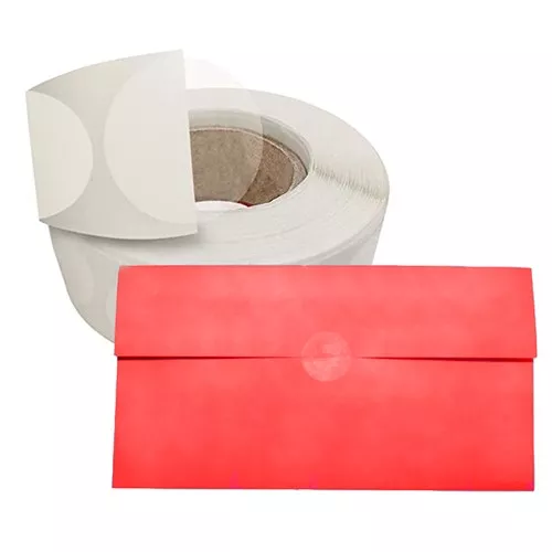 1" Wafer Seal Clear Label 5000/RL
