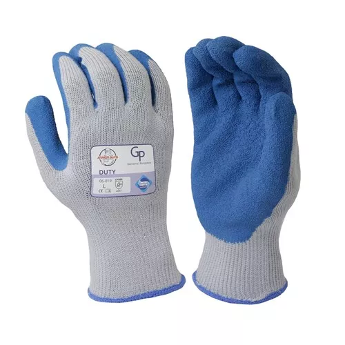 10ga Grey Shell Blue Crinkle Latex Palm