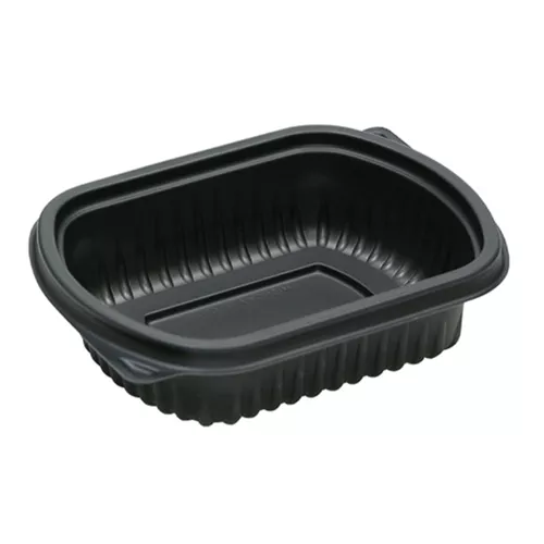 12oz. Black Food Tray - 232/CS