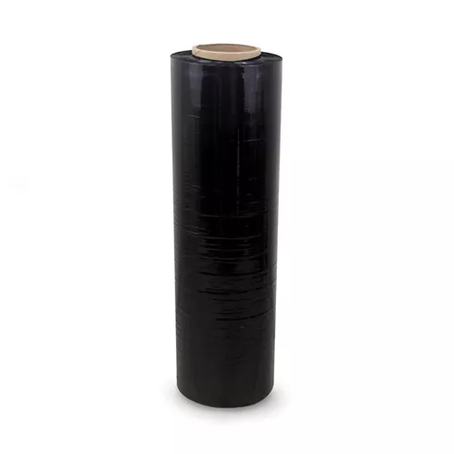 18" x 1500' 80GA Black Opaque Cast Film 4RL/CS, 48/Skd