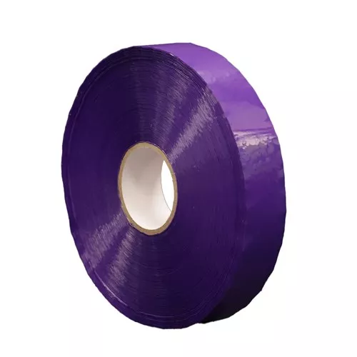 2" x 1000yrd, 2 mil Purple Acrylic Tape 6 RL/CS, 3" Core