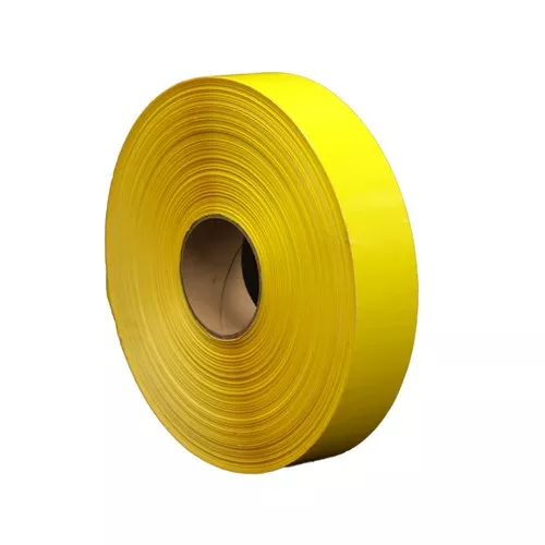 2" x 1000yrd, 2 mil Yellow Acrylic Tape 6 RL/CS, 3" Core
