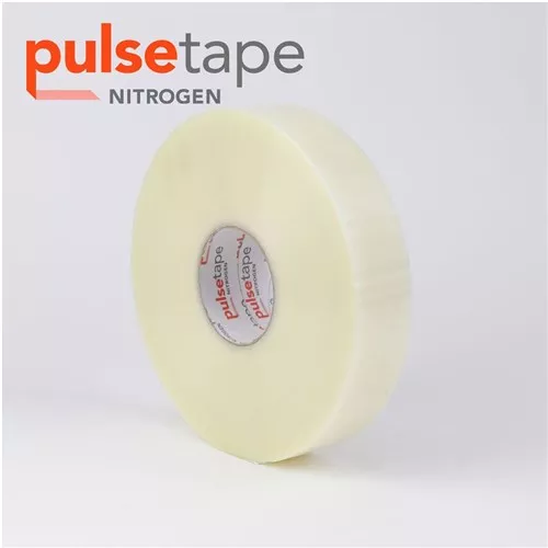 2" x 2000yrd 1.9mil Pulsetape Nitrogen Hot Melt Machine Tape 3 Rolls/CS, 30 CS/SKD, 3" Core