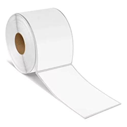 2 x 4" White Thermal Transfer Label 3" core, Perfed, 1475/RL 8 RL/CS