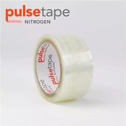 2" x 60yrd, 2.5mil Pulsetape Nitrogen Hot Melt Hand Tape 36 Rolls/CS, 90 CS/Skd