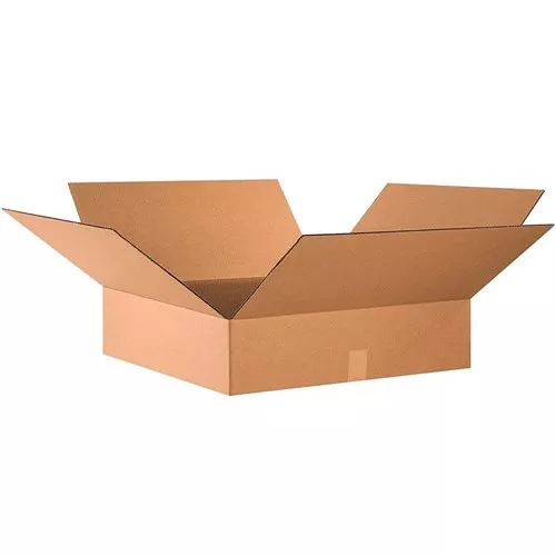 24 3/8 x 24 3/8 x 5 1/16" Corrugated Box 32ECT 20/BDL, 120/Bale