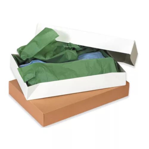 24 x 14 x 4" White Apparel Box 25/BDL