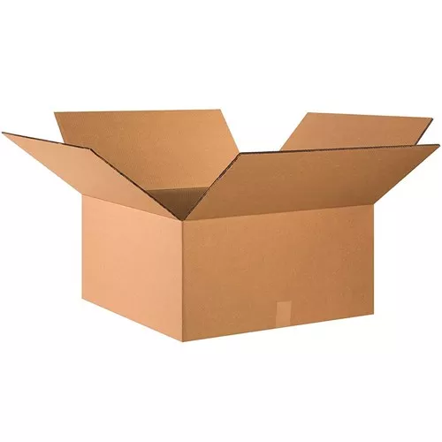 24 x 24 x 12" Double Wall Corrugated Boxes 10/BDL, 90/Bale