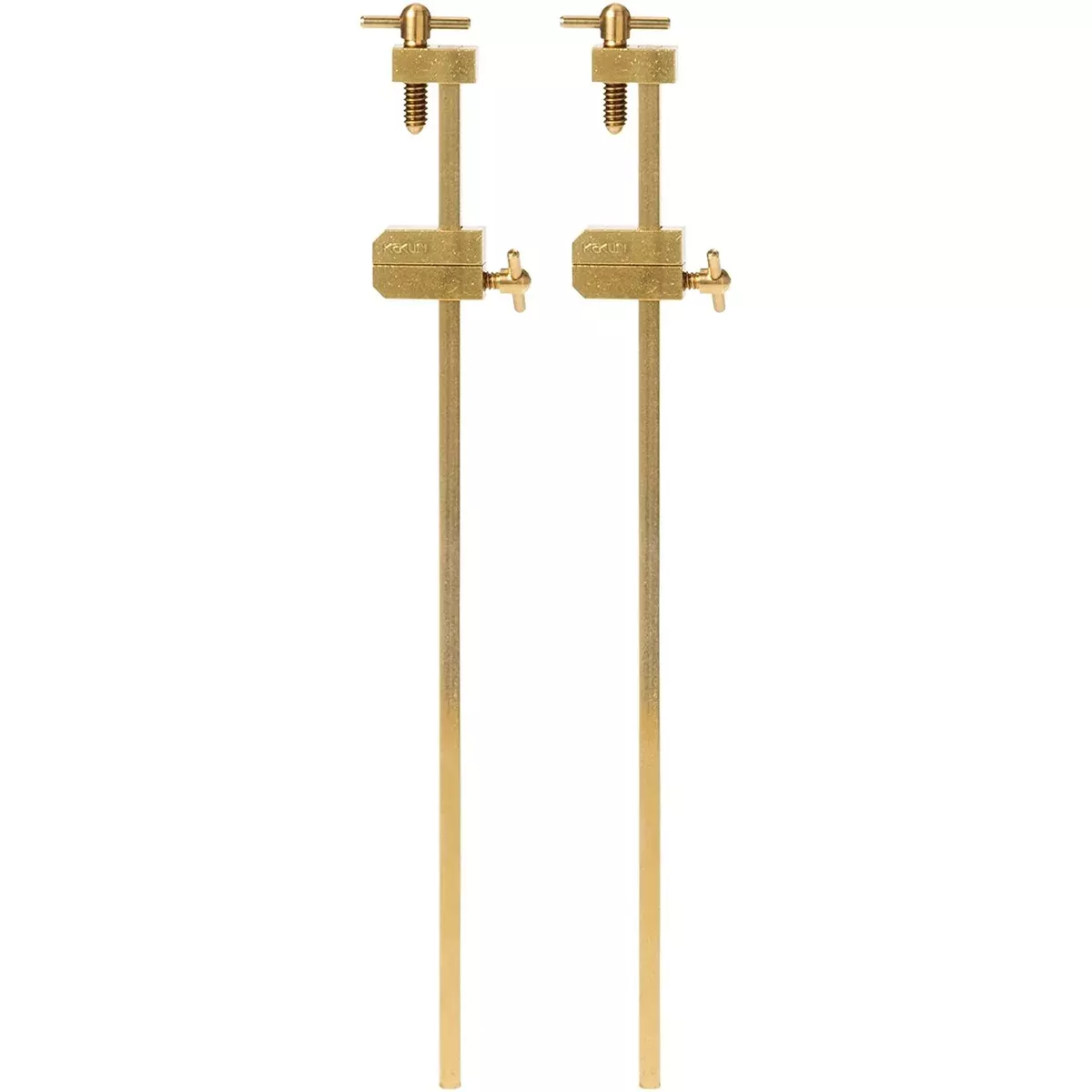 240mm Japanese Bar Clamps 2Pcs - Brass Gold