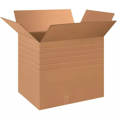 28 x 20 x 24" Multi-Depth Corrugated Box 10/BDL, 120/Bale