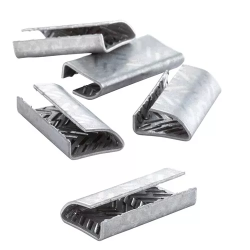 3/4” Open Metal Serrated PET Seals 1000/CS