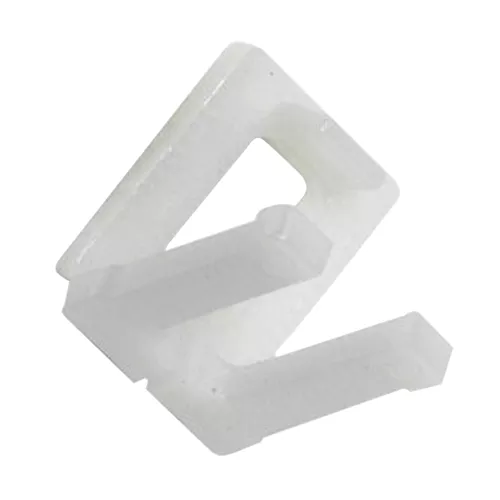 3/8-1/2" Light-Duty Plastic Buckle White, 1000/CS, 100CS/SKD