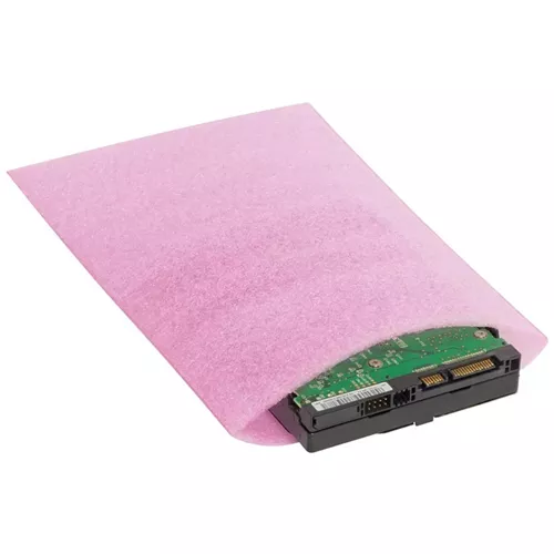 3 x 4" Anti-Static Flush Cut Foam Pouch 500/CS