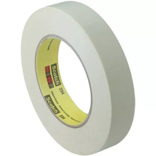3M 234, 1" x 60yd 5.9 mil Masking Tape 36/CS
