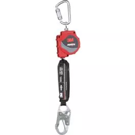 3M 3100513 Protecta Self-Retracting Lifeline with Carabiner Web Steel Snap Hook 11ft