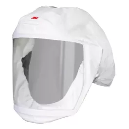 3M S-133 Versaflo Headcover with Integrated Head Suspension White-MD/LG (Sold by the case of 5)