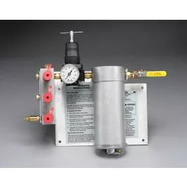 3M W-2806 Compressed Air Filter and Regulator Panel, 50 cfm, 3-5 outlets