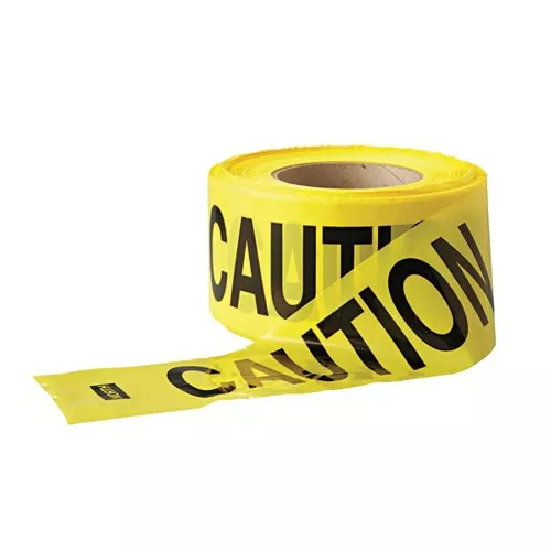 3x1000' Caution Tape Yellow/Black