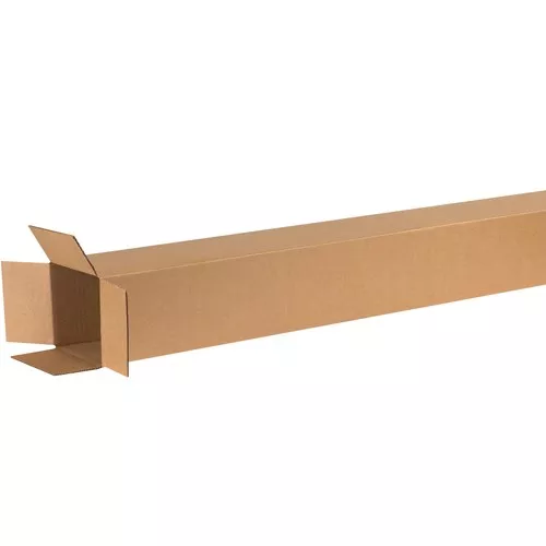 6 x 6 x 60" Tall Corrugated Boxes 15/BDL, 240/Bale