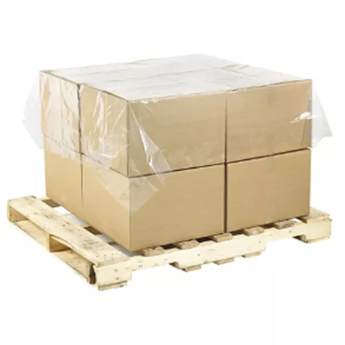 60 x 60", 1.5mil Clear Centerfold Poly Sheeting, 250/Roll