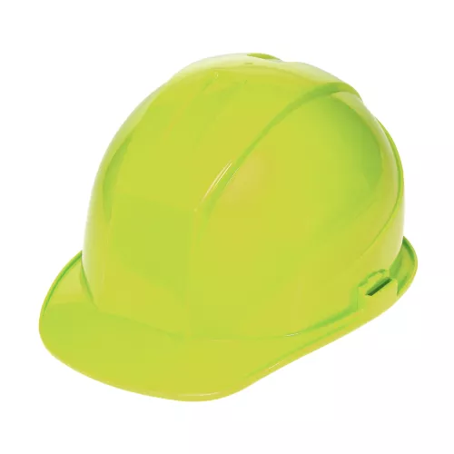 6pt Hi-Vis Green Hard Hat