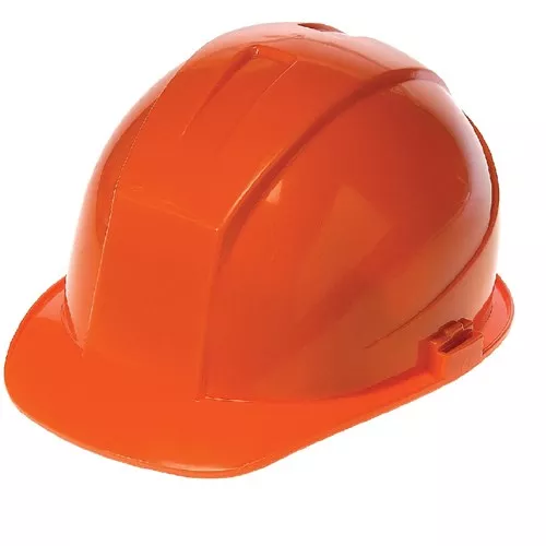 6pt Hi-Viz Orange Hard Hat