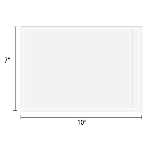 7 x 10" Clear Document Envelope 1000/CS