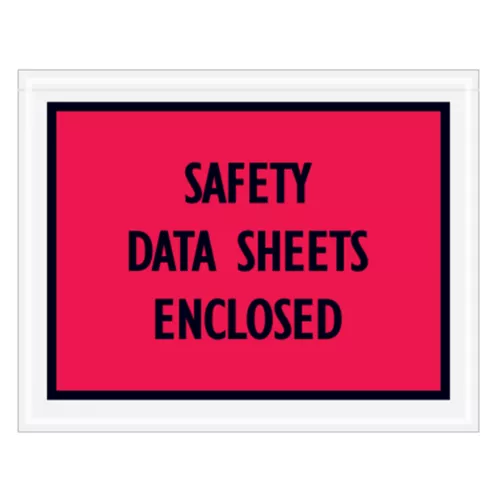 7" x 5 1/2" MSDS Packslip 1000/CS