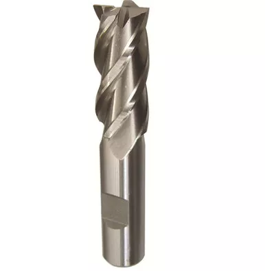 9/16" HSS 4 Flute Single End End Mill BRCF320