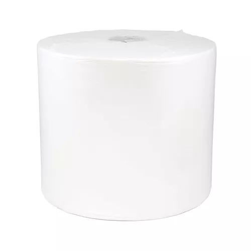 9 x 12" White Heavy Duty Roll Wiper Towels, 1100 Wipes/Roll