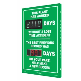 AccuformNMC SCK119 Digi-Day Electronic Scoreboard