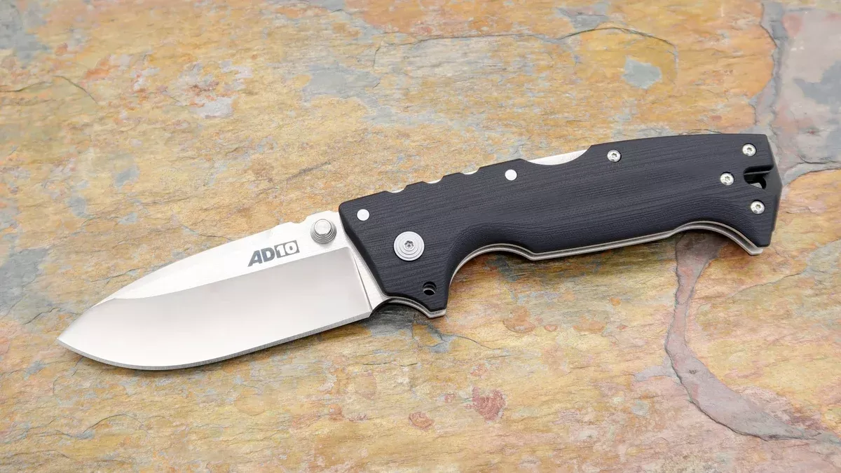 AD-10 Demko Lockback with Black Handle 28DD