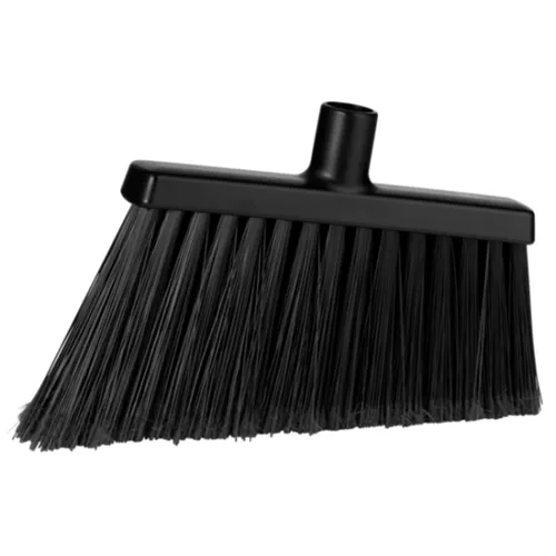 Black Angled Broom Head, Foodservice, Split Bristle, 11.4", 10/CS