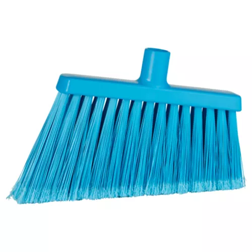 Blue Angled Broom Head, Foodservice, Split Bristle, 11.4", 10/CS