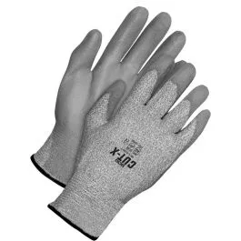 Bob Dale 99-1-9780 Seamless Knit HPPE 13 ga. Cut A2 Resistant Grey Polyurethane Palm