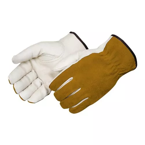 Brown Split Back Drivers Glove Small, 10 DZ/CS
