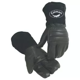Caiman 1398 Polapile Insulated Goatskin Leather Glove with Gauntlet Cuff