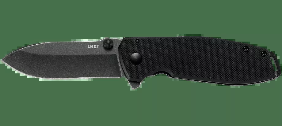 CRKT Burnley Squid XM Frame Lock Knife Black G-10 (2.95" Black SW) 2495K