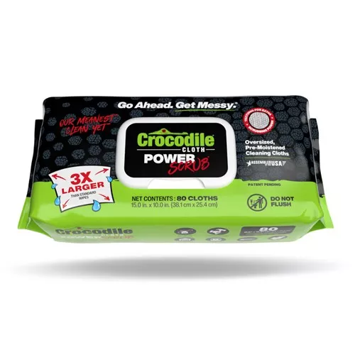 Crocodile Cloth PowerSCRUB Cloths 80/PK