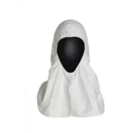 DuPont TY657S Tyvek 400 Hood. Elastic Around Face Opening. Shoulder Length