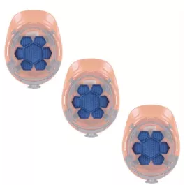 Ergodyne Chill-Its 6612 Hard Hat Cooling Top Pad - Moisture-Wicking (3-Pack)