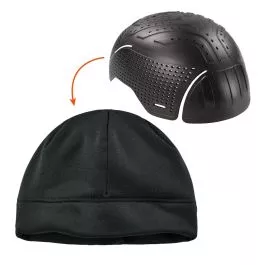 Ergodyne N-Ferno 6808ZI Zippered Winter Beanie Hat (Bump Cap Included)