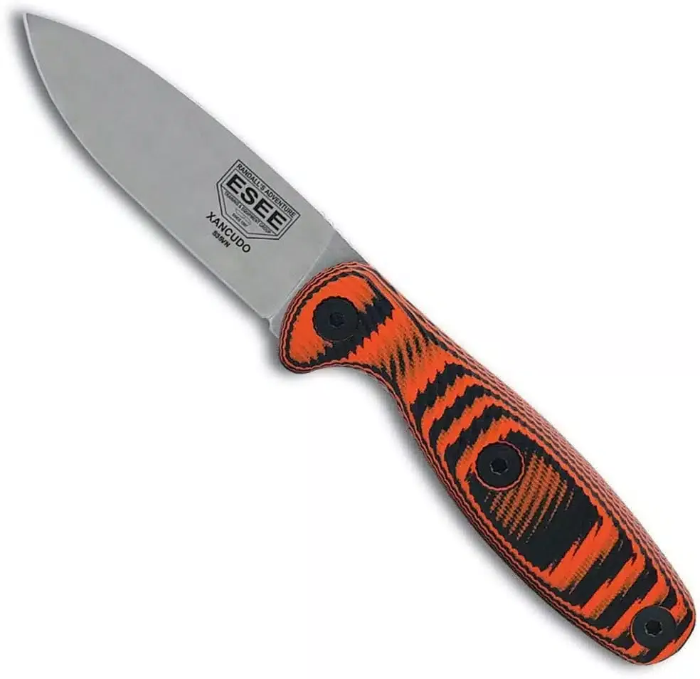 ESEE Xancudo S35VN, Orange/Black G-10, Kydex Sheath | XAN2-006