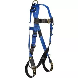 FallTech 7016 Contractor FBH 1D Standard Non-Belted Tongue Buckle Leg and Mating Buckle Chest
