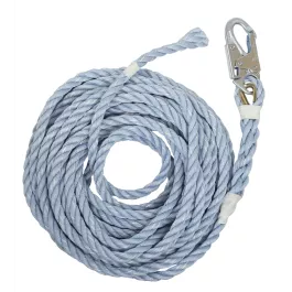 Falltech 8149 50' Construction-grade Vertical Lifeline with Back-spliced End