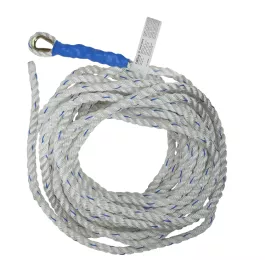 Falltech 8151T 50' Premium Vertical Lifeline with Thimble-eye and Taped End