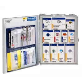 First Aid Only 1050-FAE-0103 25 Person Medium Metal SmartCompliance First Aid Cabinet without Medications