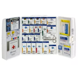 First Aid Only 1301-FAE-0103 50 Person Large Plastic SmartCompliance Food Service Cabinet without Medications