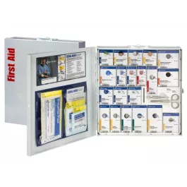 First Aid Only 746004 50 Person Large Metal SmartCompliance First Aid Cabinet without medications