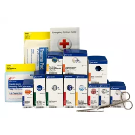 First Aid Only 90692 Medium Metal SmartCompliance Food Service First Aid Refill Pack, ANSI A Compliant